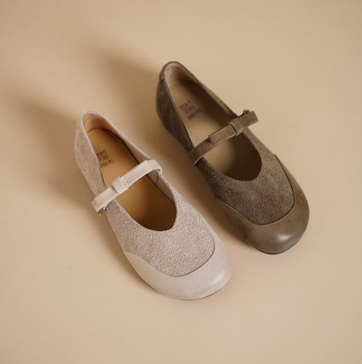 西村名物2025年春季新款轻便平底防滑舒适百搭玛丽珍单鞋X25AE14751 商品图0