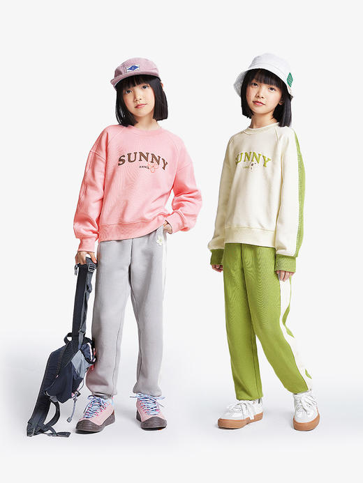 女童圆领长袖卫衣春季新款安奈儿童装EG511010 商品图2