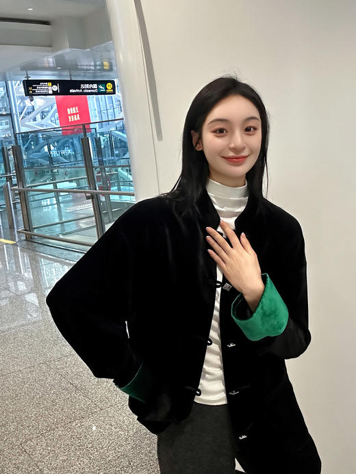 盛唐牡丹| 泊野男士丝绒外套 商品图7