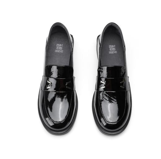 西村名物2025年春季新款轻便厚底防滑舒适百搭乐福鞋X25AM15511 商品图5