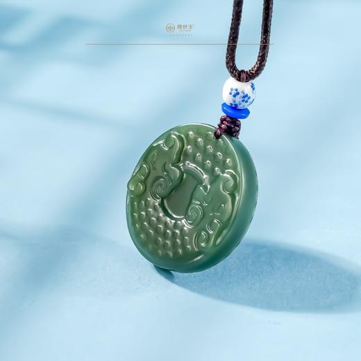 新疆国玉盟世玉和田玉【龙佑祥瑞】挂件【带证书·顺丰物流】 商品图1