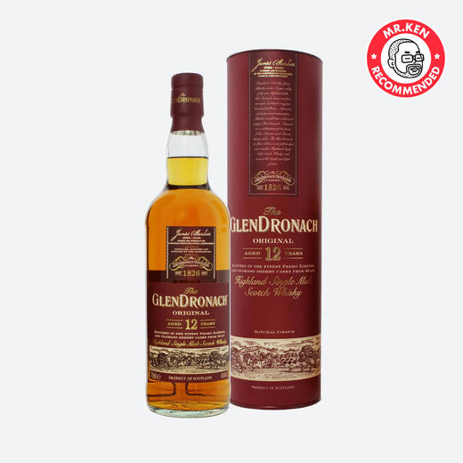 格兰多纳（Glendronach）12年单一麦芽苏格兰威士忌 商品图1