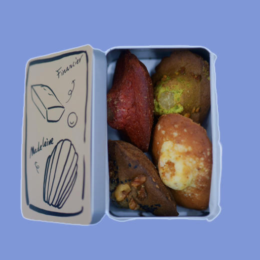 流心玛德琳马口铁礼盒 商品图1