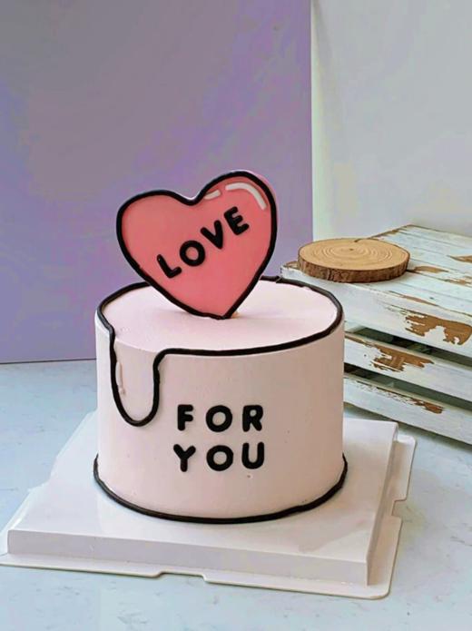 漫画爱心蛋糕 商品图0