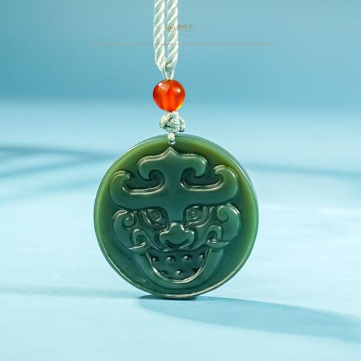 新疆国玉盟世玉和田玉 青灵瑞兽【带证书·顺丰物流】 商品图1