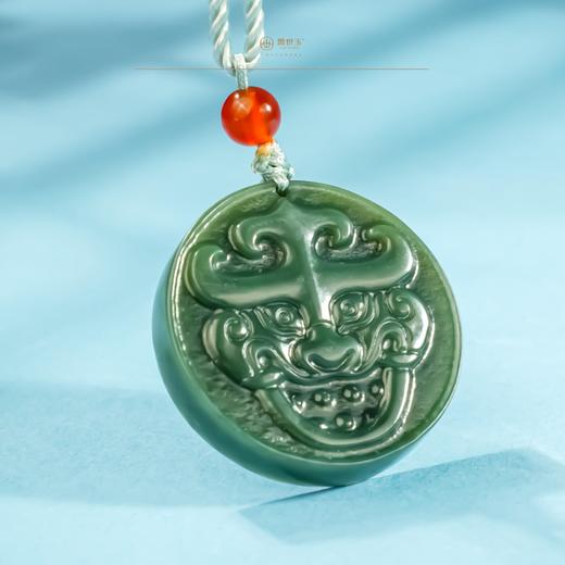 新疆国玉盟世玉和田玉 青灵瑞兽【带证书·顺丰物流】 商品图0