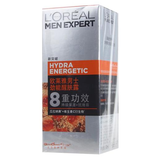欧莱雅男士8重功效劲能醒肤露50ml【30002401】 商品图1