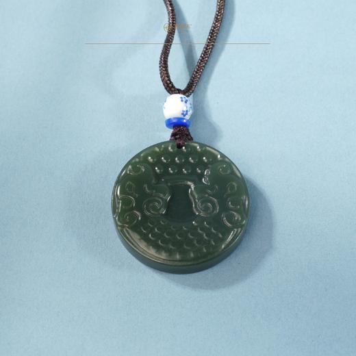 新疆国玉盟世玉和田玉【龙佑祥瑞】挂件【带证书·顺丰物流】 商品图4