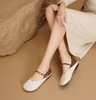 西村名物2025年春季新款舒适平底小圆头民族风浅口单鞋X25AE14301 商品缩略图2