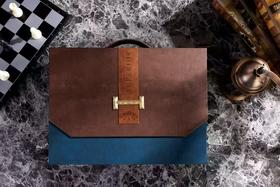 商务双支礼盒（棕蓝）