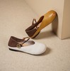西村名物2025年春季新款舒适平底小圆头民族风浅口单鞋X25AE14301 商品缩略图0