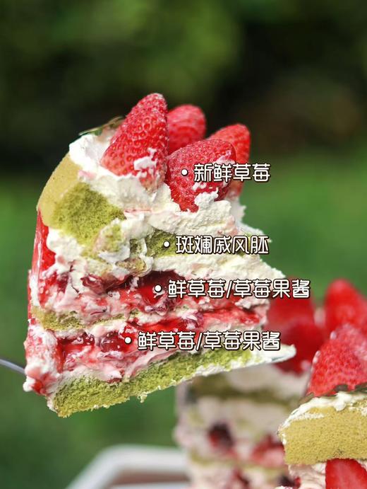 草莓斑斓裸蛋糕 商品图3