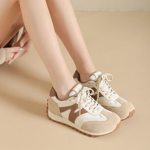 西村名物2025年春季新款轻便厚底防滑舒适百搭休闲鞋慢跑鞋T25AM14851 商品图7