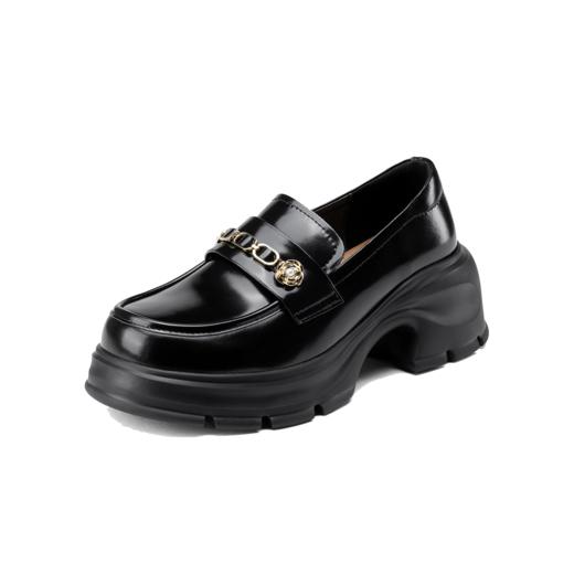 西村名物2025年春季新款轻便厚底防滑舒适百搭乐福鞋T25AM14871 商品图7