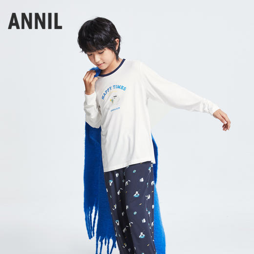 男童长袖家居服套装春季新款安奈儿童装JB511054 商品图1