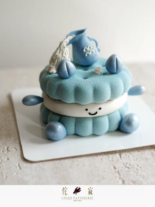 水瓶座慕斯(很小）（翻糖比较沉，收到尽快食用） 商品图1