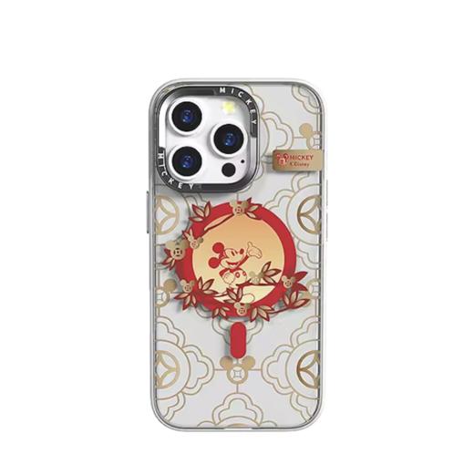 保护壳 迪士尼金叶米奇磁吸 金色 - 乐漫创衍（适用 iPhone 16 Pro系列） 商品图0