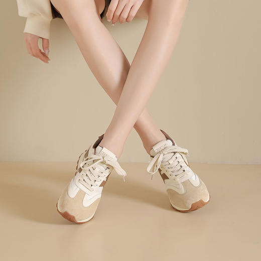 西村名物2025年春季新款轻便厚底防滑舒适百搭休闲鞋慢跑鞋T25AM14851 商品图6