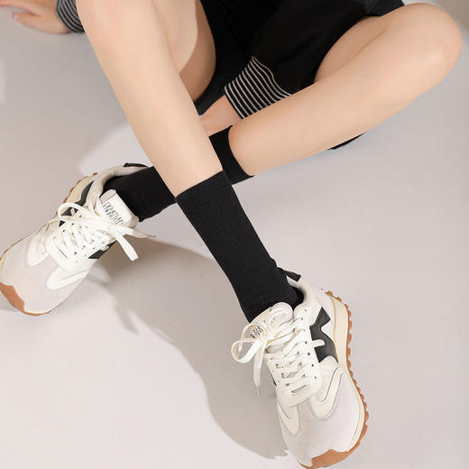 西村名物2025年春季新款轻便厚底防滑舒适百搭休闲鞋慢跑鞋T25AM14851 商品图5