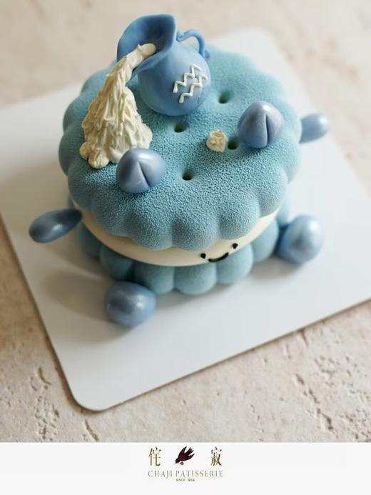 水瓶座慕斯(很小）（翻糖比较沉，收到尽快食用） 商品图3