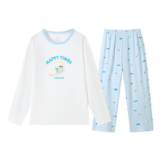 男童长袖家居服套装春季新款安奈儿童装JB511054 商品图7