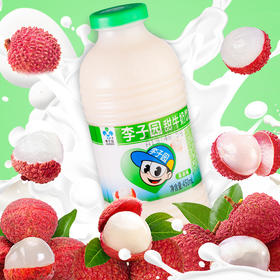 青春李子园甜牛奶 荔枝 450m学生儿童营养早餐奶乳饮料