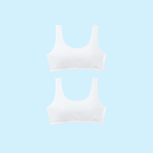 女童一阶段透气舒适内衣背心两件装夏季新款安奈儿童装JG527172 商品图4