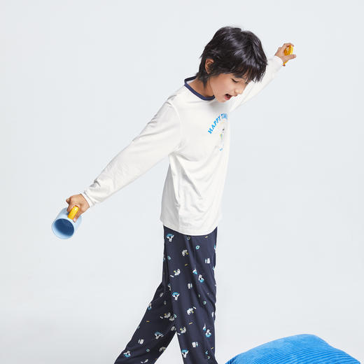 男童长袖家居服套装春季新款安奈儿童装JB511054 商品图5