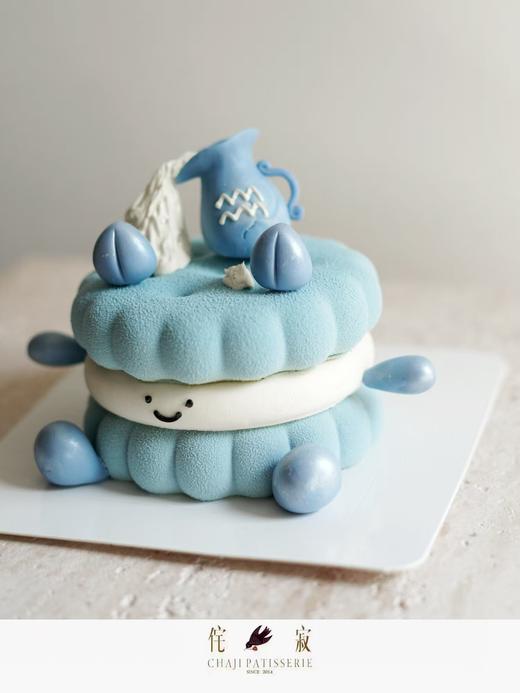 水瓶座慕斯(很小）（翻糖比较沉，收到尽快食用） 商品图2