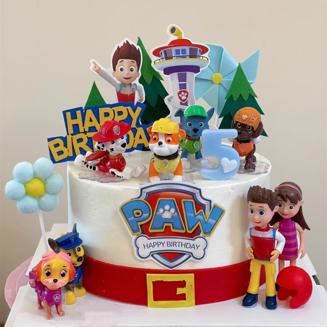 汪汪队乐园蛋糕