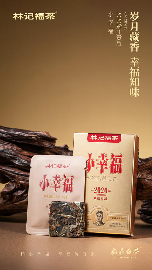 小幸福·紧压贡眉2020·简易装240g(5g*4*12) 商品图4