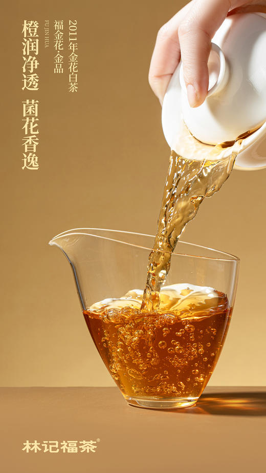 福金花·撬片紧压金花2011·金品礼盒120g(6g*2*10) 商品图5