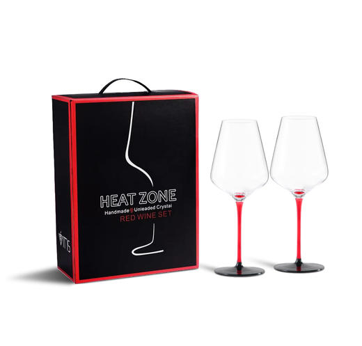 【清仓特惠5折，仅2套，无货退款】轻奢高档红酒杯香槟杯包装礼盒套装水晶葡萄酒杯高脚杯结婚送礼凯洛诗红杆葡萄酒对杯 商品图0