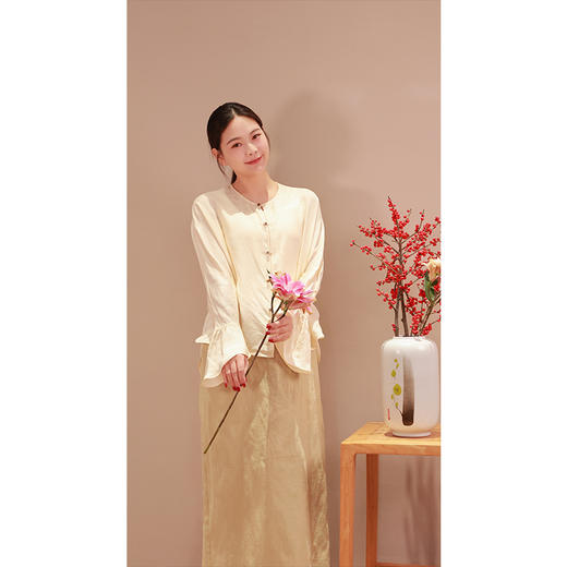 【抖音专属】峦华•半裙（25706011春草色） 商品图1