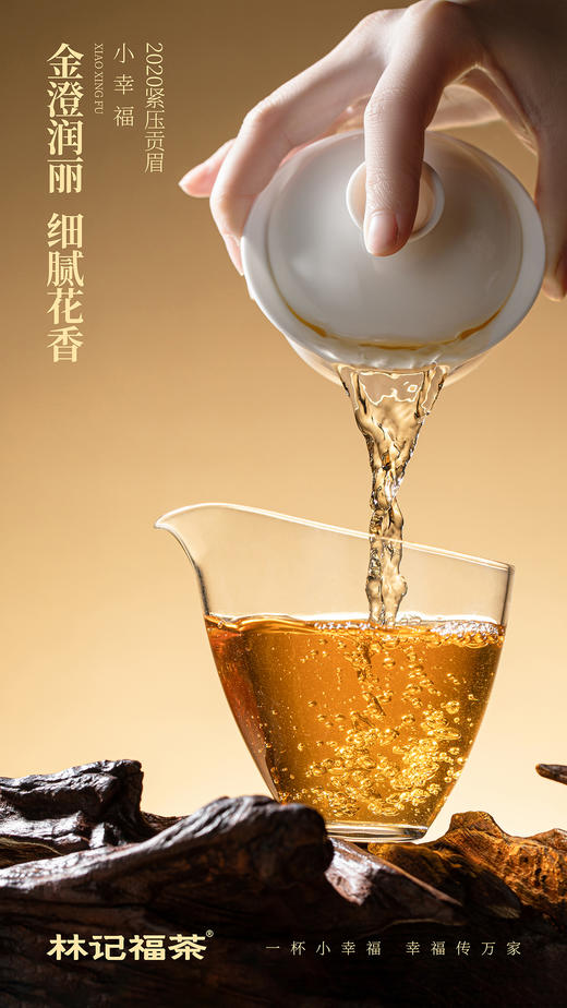 小幸福·紧压贡眉2020·简易装240g(5g*4*12) 商品图5