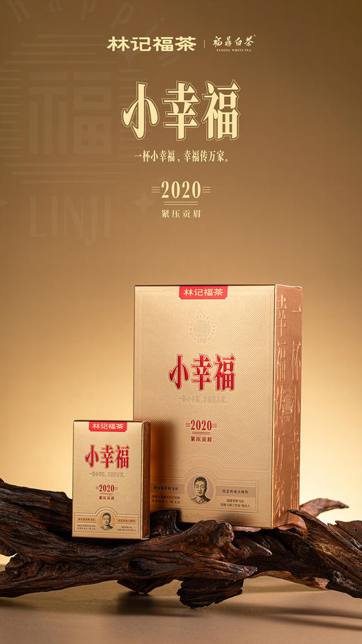 小幸福·紧压贡眉2020·简易装240g(5g*4*12) 商品图0