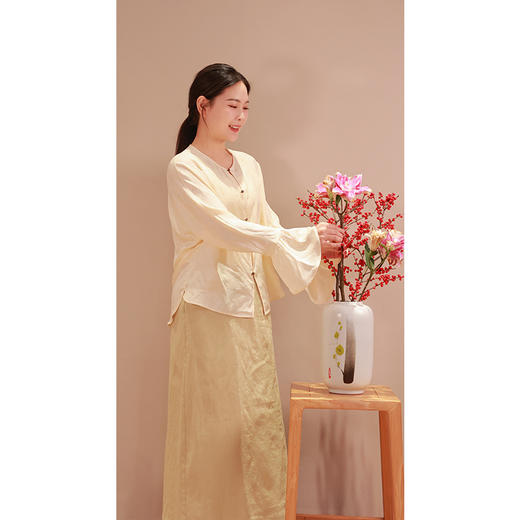 【抖音专属】峦华•半裙（25706011春草色） 商品图2