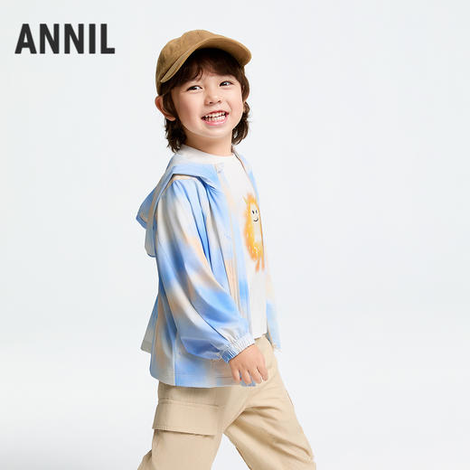 【实体店同款】男童针织外套防晒衣春季新款安奈儿童装XB515566 商品图2