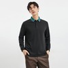 【撞色领】罗蒙春秋男士仿丝光polo衫男长袖t恤男商务男polo衫长袖 商品缩略图3