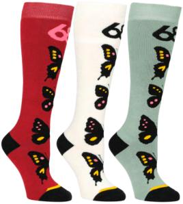 25/26 686袜子BUTTERFLY SOCKS - 3 PACK 商品图0