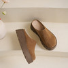 Safiya/索菲娅2025春磨砂包头厚底增高休闲一脚蹬拖鞋 SFD1110275 商品缩略图4