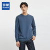 【桑蚕丝混纺 多色】罗蒙春秋男装时尚卫衣男士布标绣花卫衣时尚休闲圆领长袖T恤男 商品缩略图0