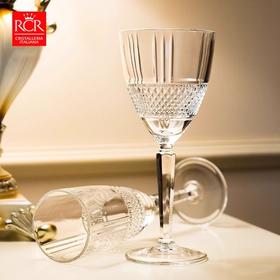 rcr水晶玻璃红酒杯高脚杯起泡酒香槟杯奢华葡萄酒杯家用结婚礼物闪耀威士忌/水杯通用6只装
