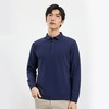 【福利款】罗蒙春秋男士仿丝光polo衫男长袖t恤男商务男士polo衫长袖 商品缩略图3