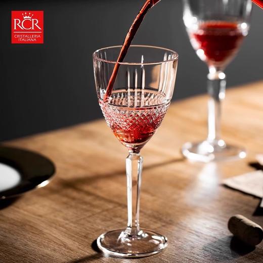 rcr水晶玻璃红酒杯高脚杯起泡酒香槟杯奢华葡萄酒杯家用结婚礼物闪耀威士忌/水杯通用6只装 商品图2