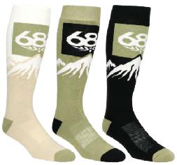 25/26 686袜子 SNOW CAPS SOCKS - 3 PACK 商品图0