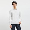 【福利款】罗蒙春秋男士仿丝光polo衫男长袖t恤男商务男士polo衫长袖 商品缩略图2