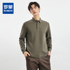 【福利款】罗蒙男士仿丝光polo衫男长袖t恤男商务男士polo衫长袖 商品缩略图0