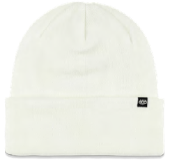25/26 686帽STANDARD ROLL UP BEANIE WHITE