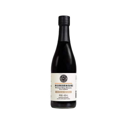 东来黑豆酿造酱油生抽480ml 商品图0